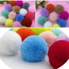 3cm 4cm 5cm Colored Imitation Rabbit Fur Pompon for Clothing, Bag Charms, Shoes & Hats DIY Decoration
