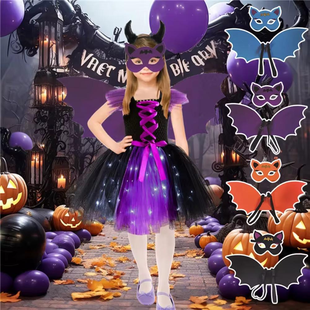 Halloween Role Play Bat Wings Mask Party Dress Up Halloween Decoration Halloween Cosplay Wings Cosplay Costume Non-woven
