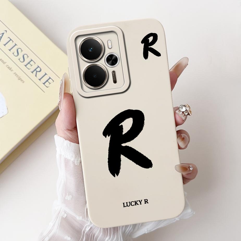 For Readme 14 5G Case RMX5075 Cute Lucky Letters Cover Soft TPU Phone Case For Realme 14X 14 Realme14 T 14T 5G Back Cover Fundas