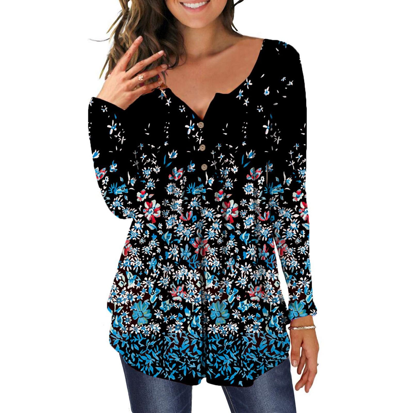 

Модный женский топ с асимметричным подолом и круглым вырезом на пуговицах с длинным рукавом S красный