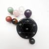 7 Chakras Color Crystal Sphere Ball,Feng Shui Chakra Aura Home Desk Decor Decorative Collection,20mm&15mm