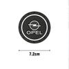 Car Styling Coaster Water Cup Holder Mat Badge Non-Slip Pads Decoration For Opel Astra Insignia Mokka Zafira Car Wheel Hubcap