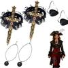 Pirate Outfit Easy Wear Design Practical Stitching Costume Accessories Perfect For Stage Performances And Event
