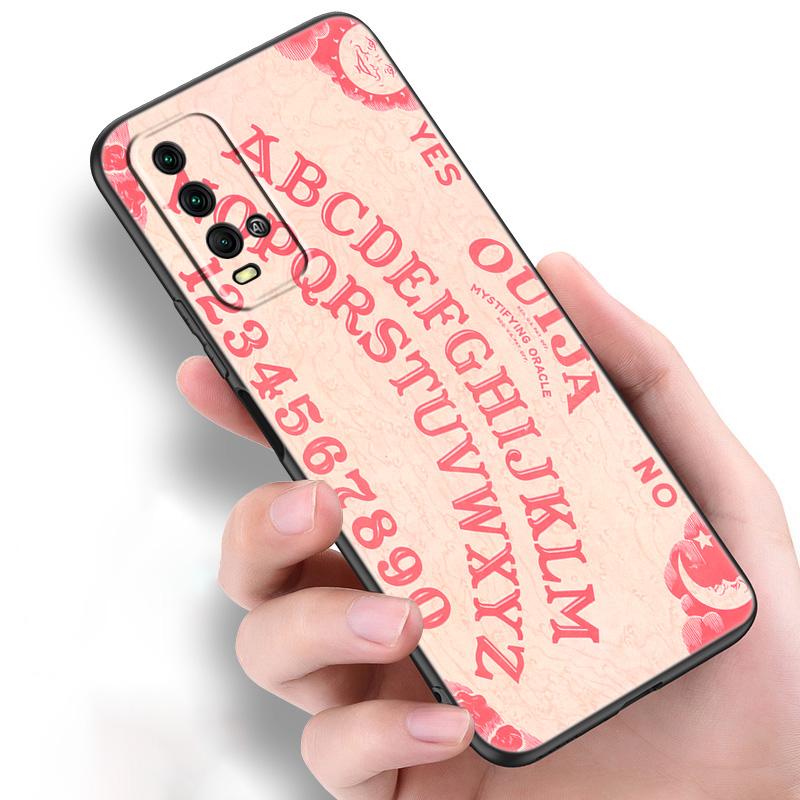 Witches moon Tarot Witch Ouija Silicone Phone Case For Xiaomi Redmi Note 11 10 9 8 Pro 11T 10T 10S 9S 8T 9 9A 9C 9T Black Cover
