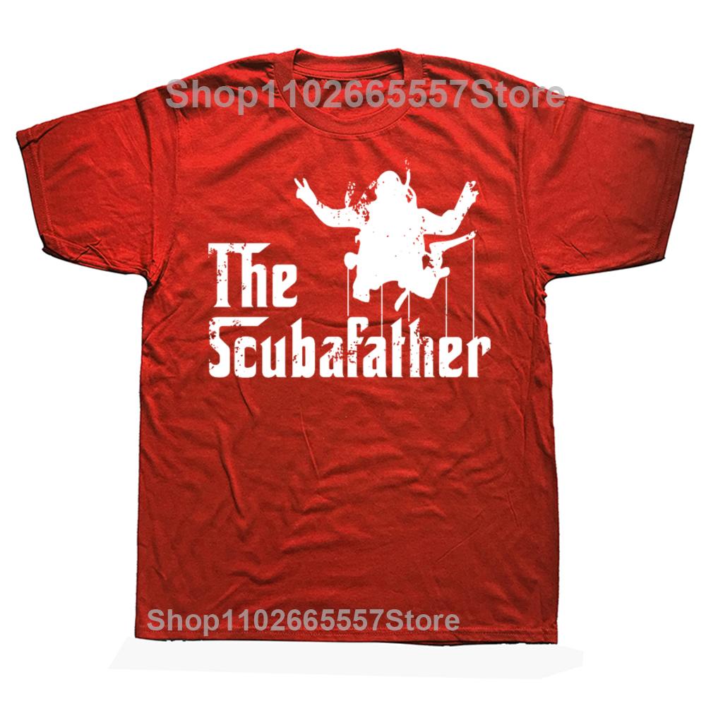 The Scuba Father Day Funny Diving Diver Mens TShirt 100 Cotton Quality Cool Casual Pride T Shirt Mens Clothing S
