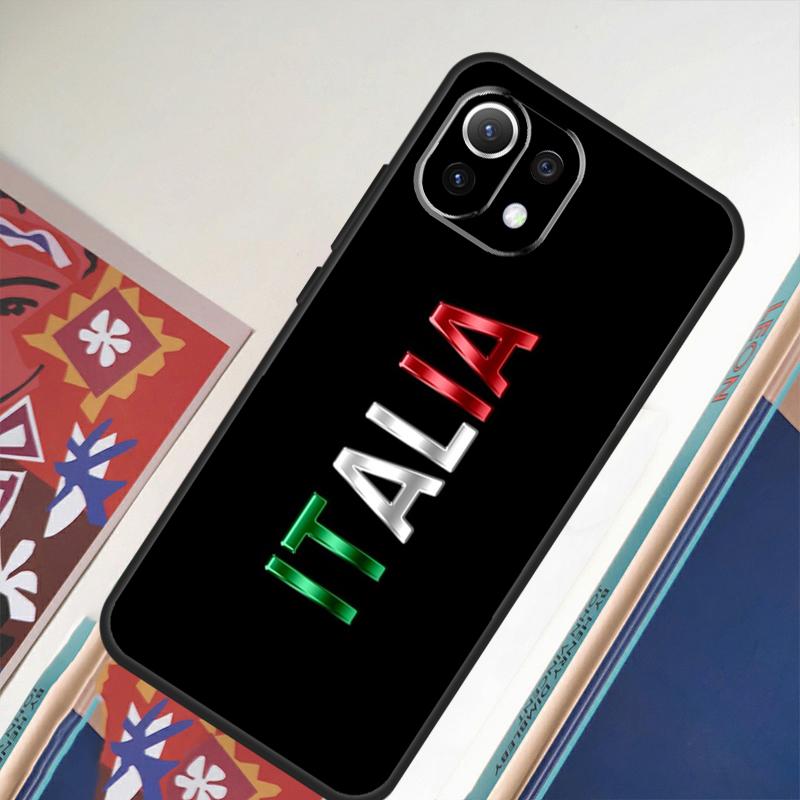 Italy Flag Case For Xiaomi 13 14 15 Ultra 13T 14T 15T 17 Pro Max Cover For POCO X7 X5 X6 F5 F6 F7 Pro