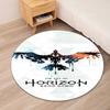 Horizon Printed Round Rug Carpet Chair Rug Area Rug Entryway Doormats,for Office Chair Living Room Bedroom Kitchen Room.