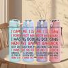 1PC I Came I Saw I Forgot Quote Print 750ml Color Plastic Sports Water Bottle Leakproof Flip Straw Lid Suitable for Sports Office Home Use