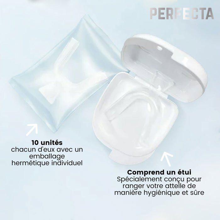10er-Set Nachtschienen -perfecta- ideal gegen Bruxismus, Zähneknirschen, Bleaching-Tray - verstellbar