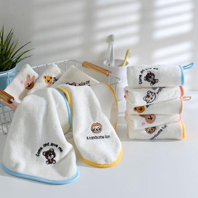 Baby Cartoon Besticktes Weiches Handtuch