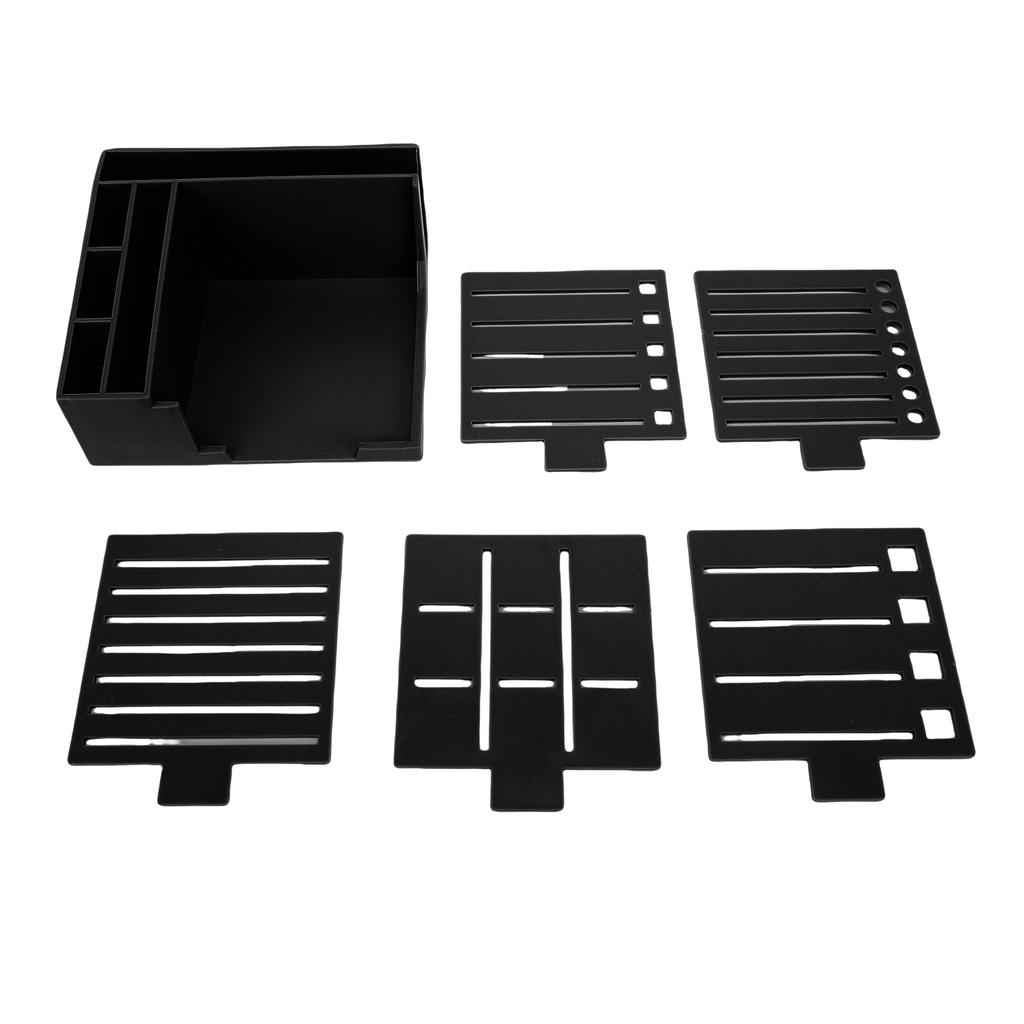 Note Stencil Set ABS 3x3in   Note Holder with 5 Different Templates Pen Holder for School Home