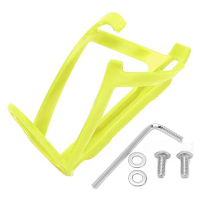 MTB Road Bicycle Water Bottle Holder Plastic Water Bottle Cage Racks Cup Holder Bike PartsYellow