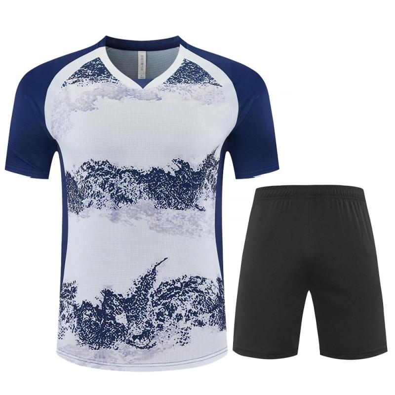 Breathable Quick-Dry Badminton Shirt Set Men Women Sportswear Lightweight Training Top