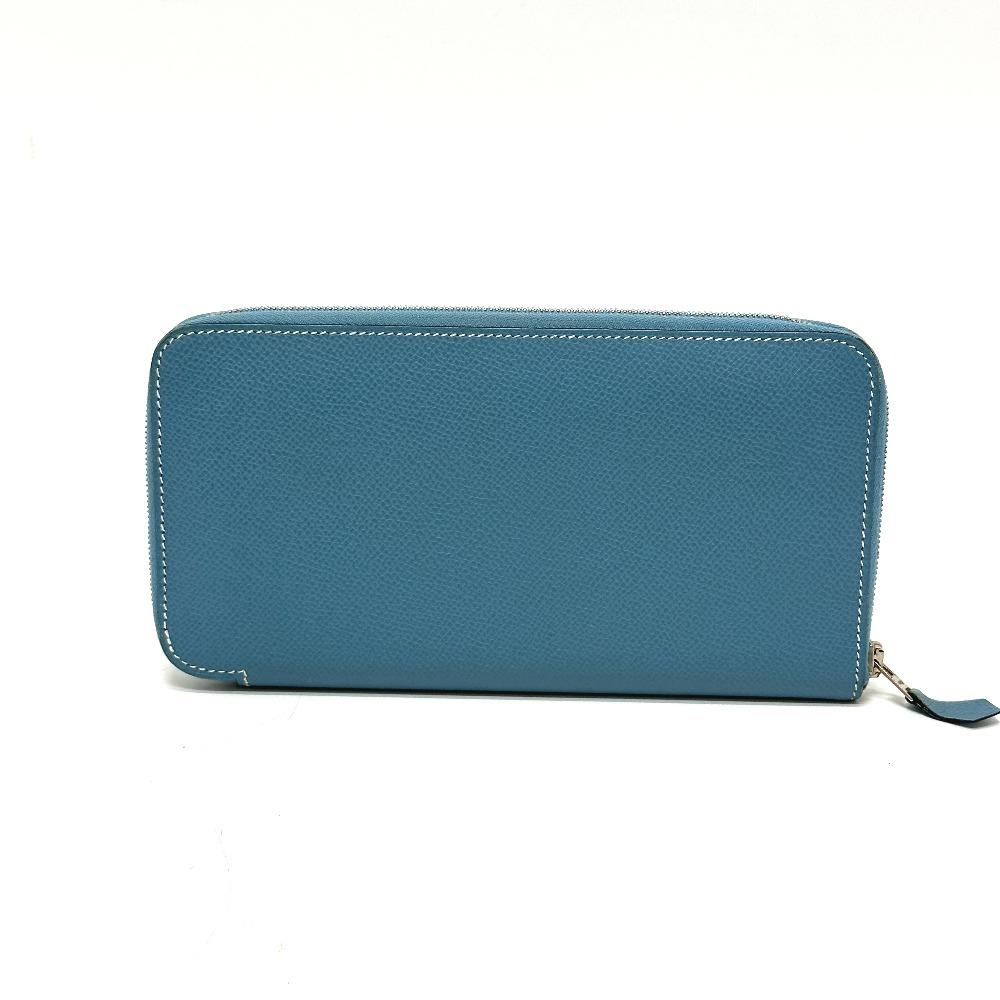 HERMES Asap Long Classic Round Wallet Long Wallet Long Wallet Epsom Blue gene