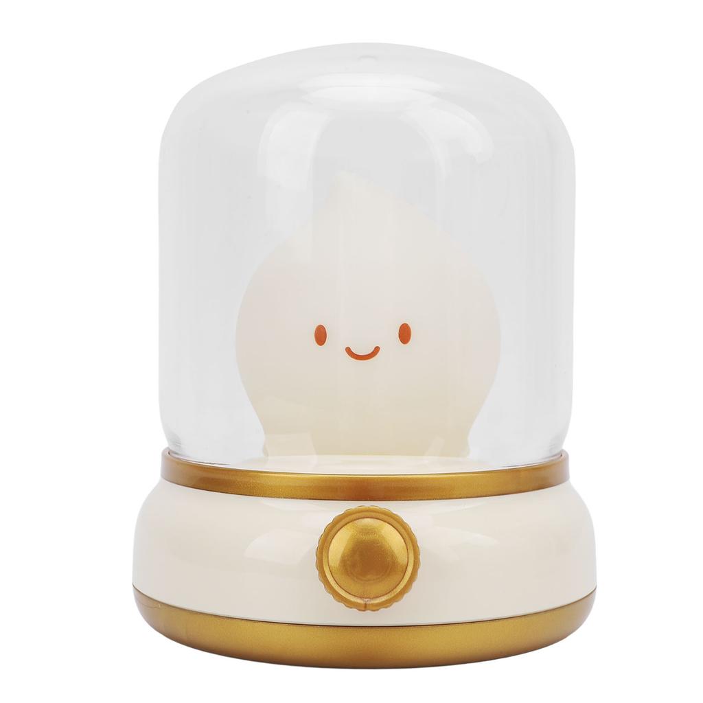 Kerosene Night Light 800mAh Cozy Light Bedside Table Light Cute Silicone Baby Night Lamp For Bedroom