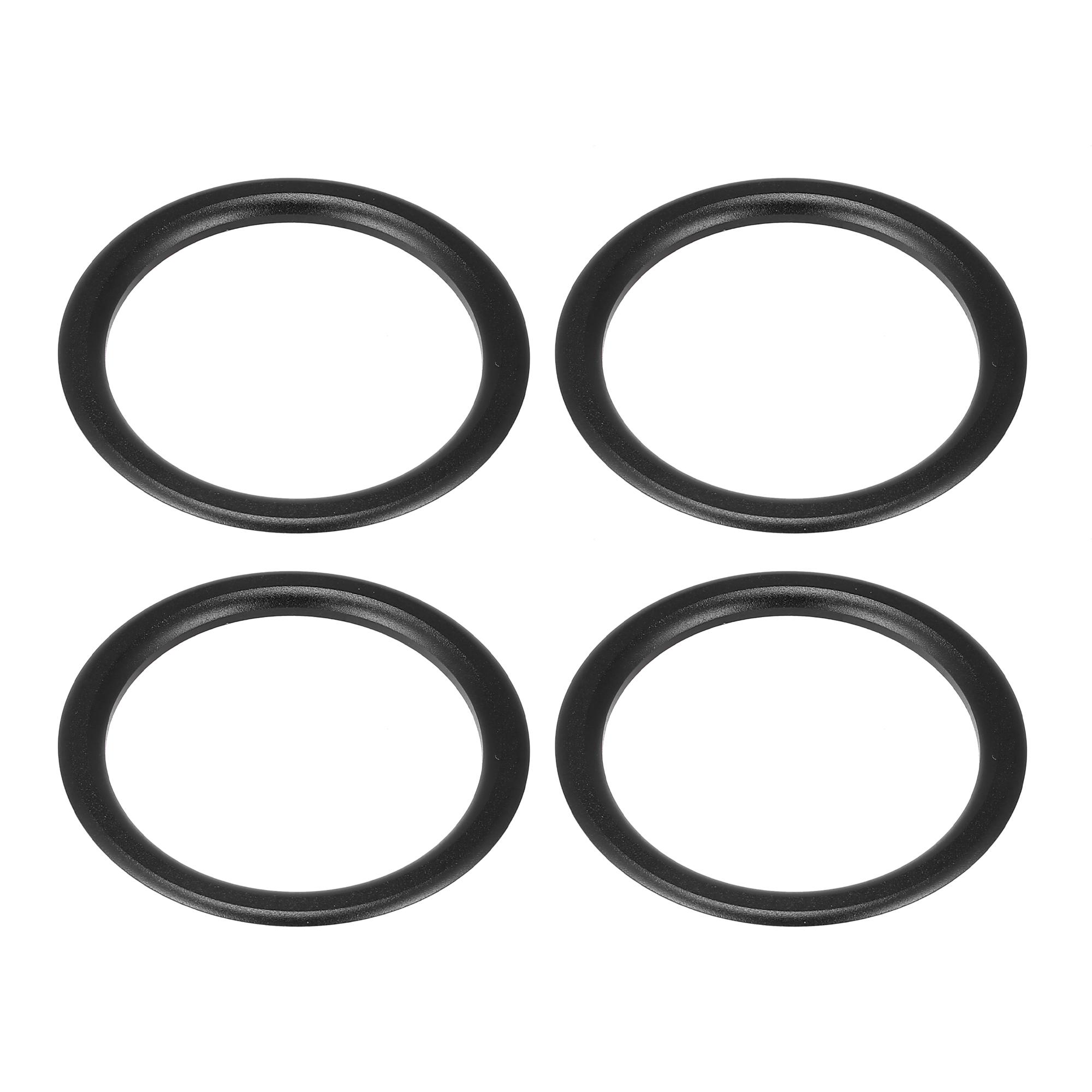 X Autohaux 4pcs Dashboard Air Conditioner Vent Ring for Jeep Wrangler JL 2018- Gladiator JT 20-21 Outlet Cover Trim Ring 4pcs Black