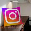Pillow Gift Home Office Decoration Bedroom Sofa Car Cushion Cover case x Logo Instagram fun
