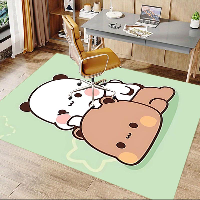 1PC Panda Bear Anti-slip Carpet, Suitable for Office, Bedroomand Playrooms. It Can Also Be Used As a Sofa Footrest cover-R48