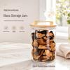Moisture-Proof Glass Storage Jar for Grains, Cereal & Tea - Transparent, Sealed.