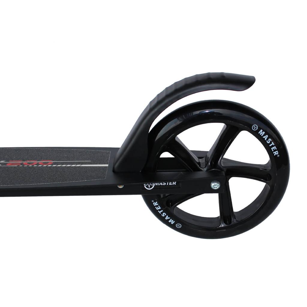 Folding scooter with transport strap MASTER Cruiser 200 mm Red