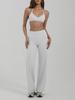 New Neck and Chest Gathering Underwear Yoga Suit Fitness Sports Trousers Pilates Quick-drying Two-piece Set