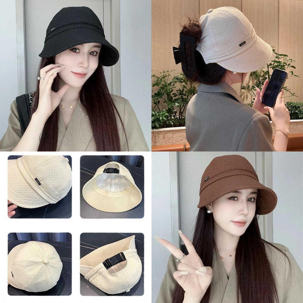 Zhao Lushi Fisherman Hat For Women Polyester Uv Protection Sun Hat With Wide Brim For Spring Summer Outdoors