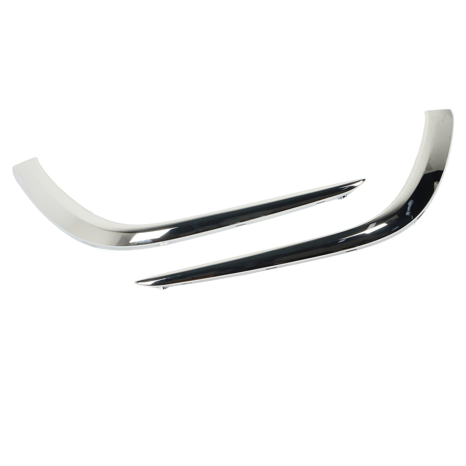2pcs Lower Fog Grille Molding Trims Replacement For   E‑Class W213 Exclusive Line 2021 to 2023