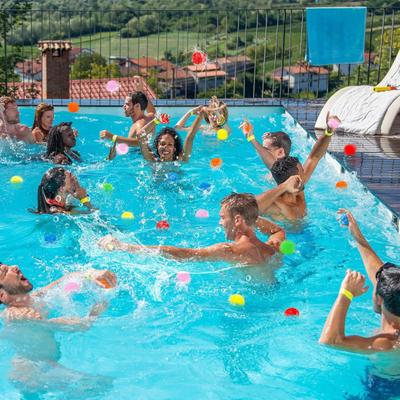 Reusable Water Balloons Instant Fill Splash Balls for Pool Parties Quick Absorbent Water Balloons Outdoor Water Games