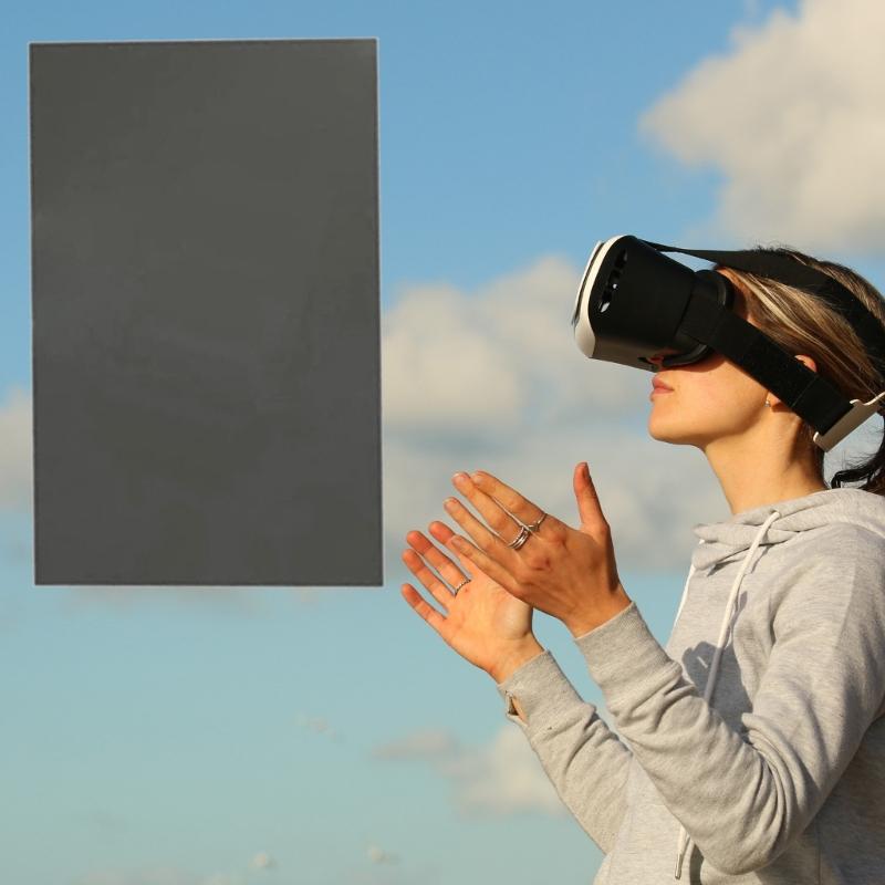 No Sticky Polarizing Filter Sheet 30x20cm Reflective Proof Blue Light Protective Film 0/90 Degree Linear for LCD Screen