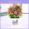 Synthetic Flower Arrangement With Durable Plastic For Indoor Decoration And Gift Giving