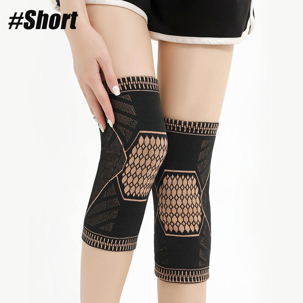 

1Pair Graphene Knee Support Sleeves - Knee Brace For Meniscus Tear - Perfect For Running,Basketball,Weightlifting, Men & Women