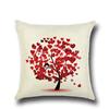 Fashionable Pillows Pastoral Fresh Cartoon Flower Tree Pattern Pillow Creative Home Pillow Case Does Not Include Core