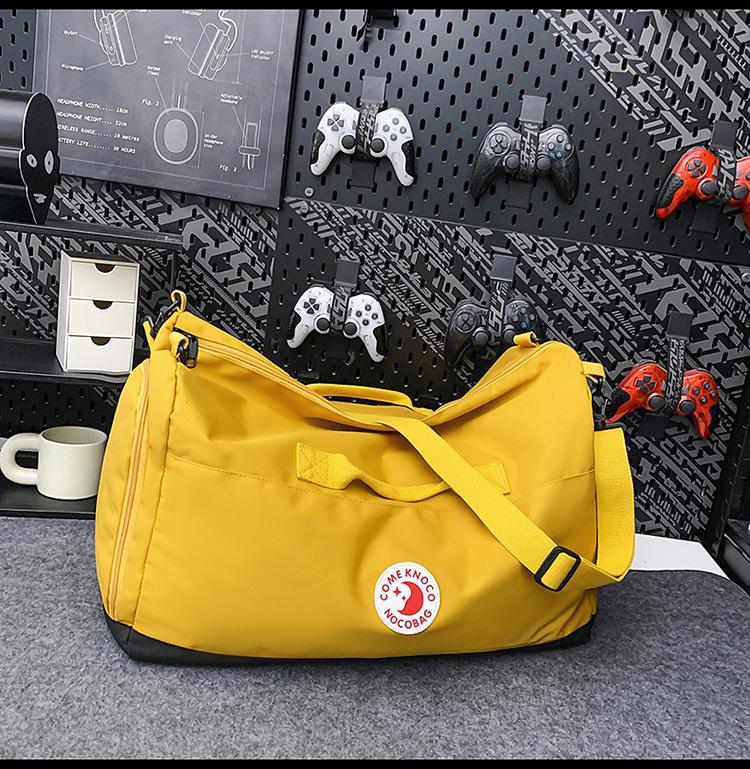 

Новая весенне-летняя сумка-тоут, мужская и женская нишевая многофункциональная нейлоновая сумка, портативная сумка-мессенджер большой вместимости жёлтый