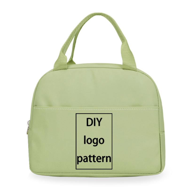New Customized Images Bento Bag Kids  Y2K Insulated Lunch Box Bag Office Worker DIY Logo Pattern Lunch Bags