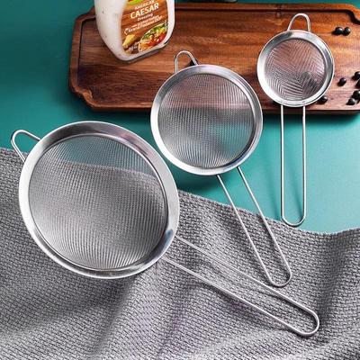 Scolapasta da Cucina in Acciaio Inossidabile per Pasta, Ravioli e Latte di Soia