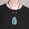 Natural A Grade Blue Jade Pixiu Pendant for Men and Women - Ice Seed Stone for Attracting Wealth