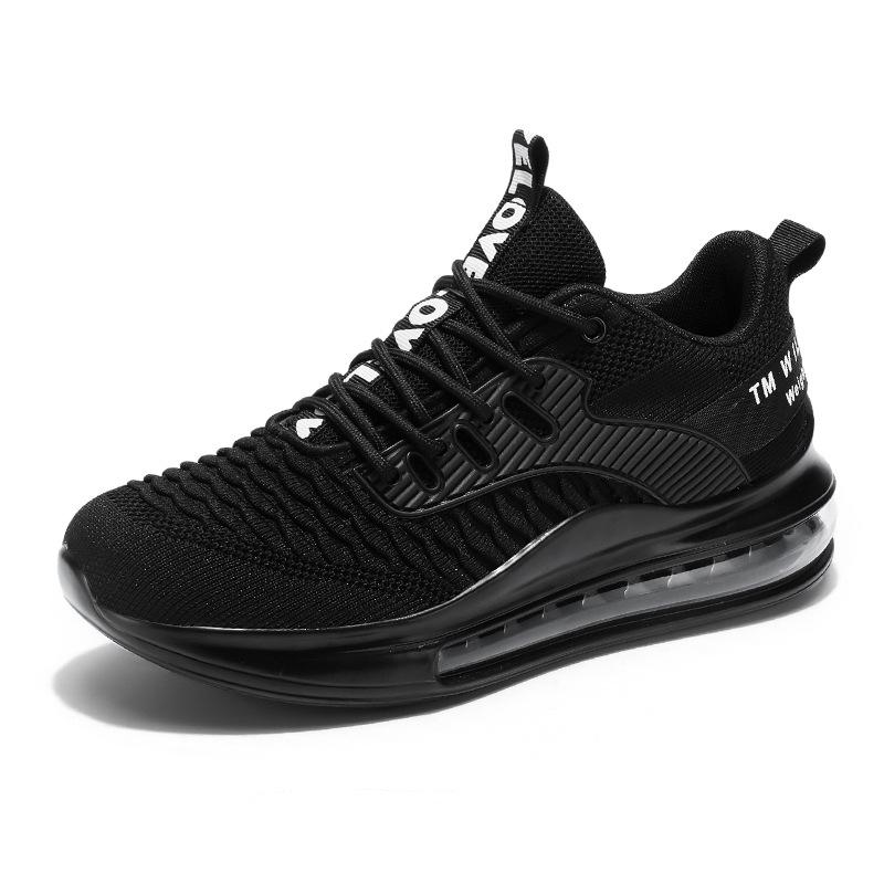 Air cushion shock-absorbing running shoes summer breathable deodorant mesh shoes youth sports and leisure shoes lightweight non-slip men's shoes
