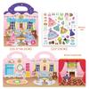 Children's Jelly Sticker Quiet Book: Educational Early Learning Toy for Baby Concentration