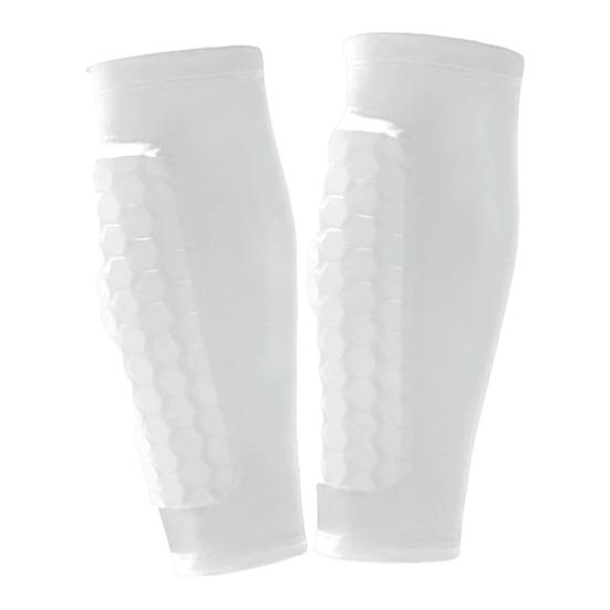 Soccer Shin Guards for Kids Youth Adult Calf Compression Sleeve with Honeycomb Pads Protective Gear for Football Soccer