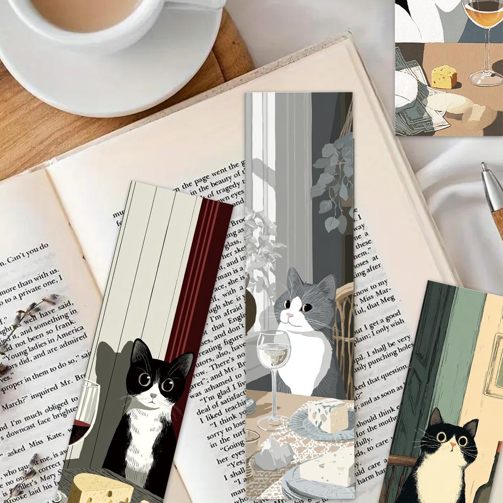 32pcs, Cat Collection Bookmarks, Back to School Season, Christmas, Halloween, Suitable for Teachers, Readers, and Birthday Gifts