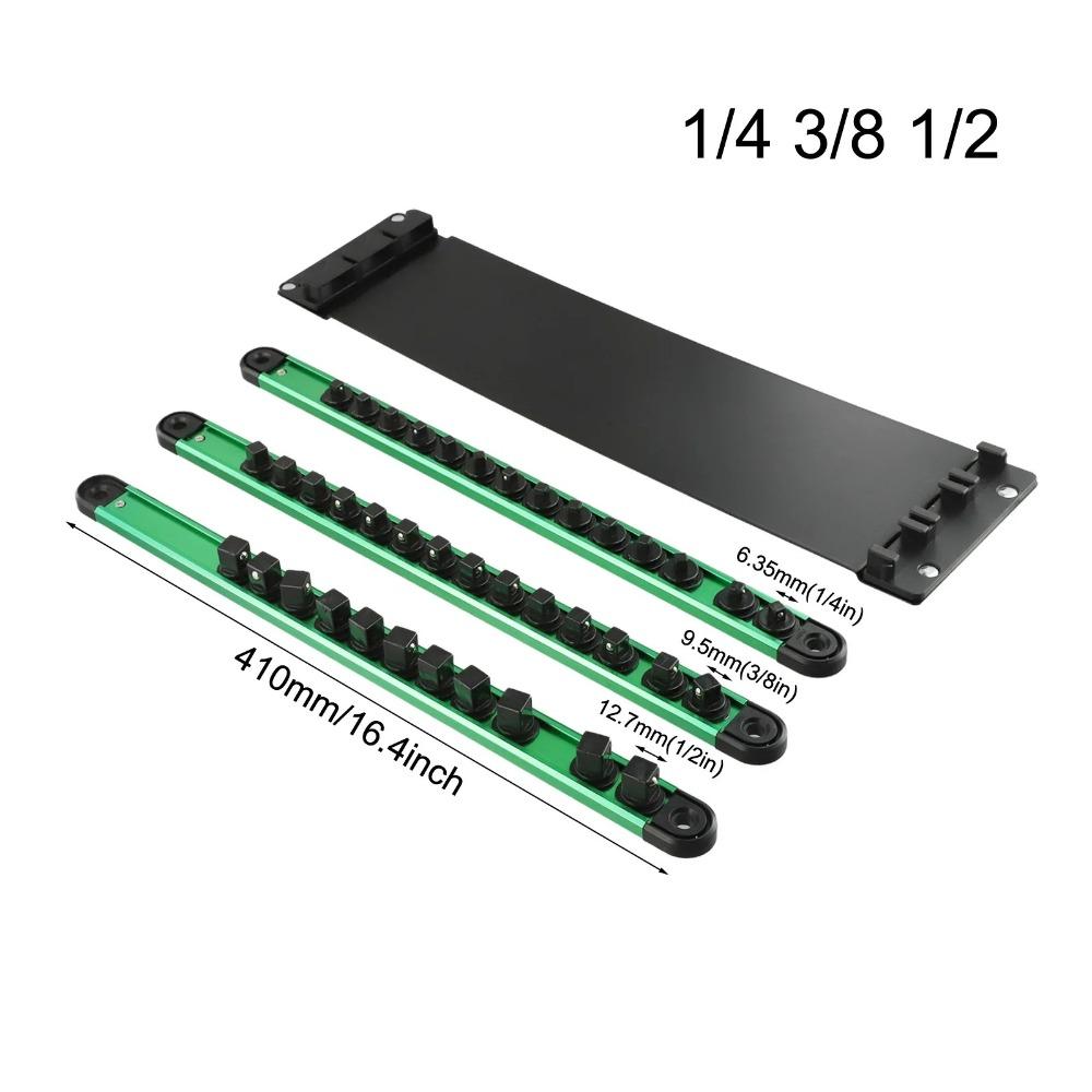 360° Rotating Plug Plate Socket Clip Rail Holder Heavy Duty Socket Rack  Absorption Device Holder