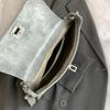 Golden Leather Texture Single Shoulder Casual Women's Hand-held Bag - Vintage Rivets Armpit Slung