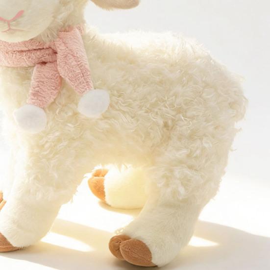 Plush Sheep Toy Small Stuffed Animal Sheep Doll Cute Soft White Little Lamb Toy for Kids Boys Girls Birthday Home Decor