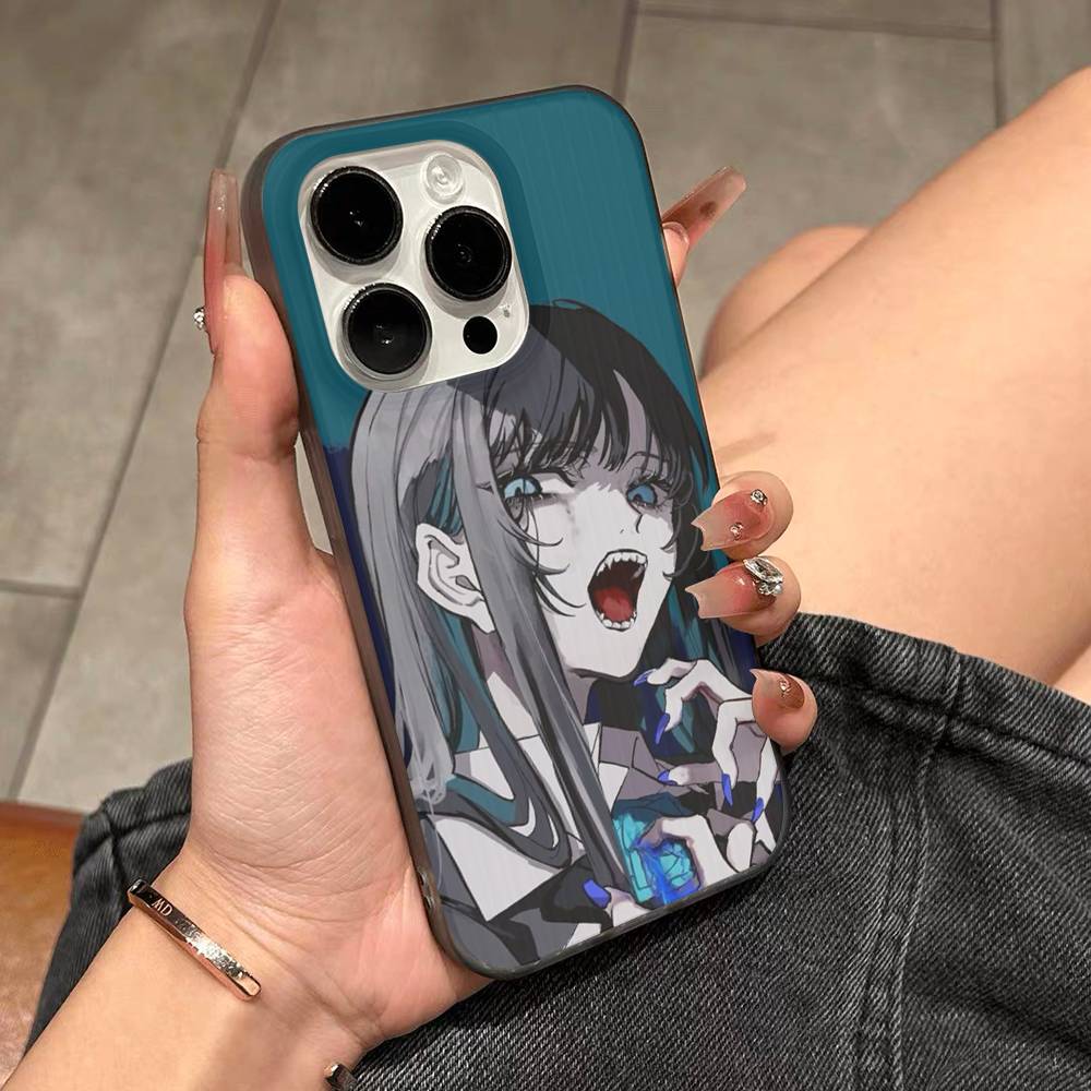 Virtual Singer Ado For Phone 17 16 15 14 13 12 11 Pro Max Plus Pro Air Phone Case Corrugated Stripe Back Cover