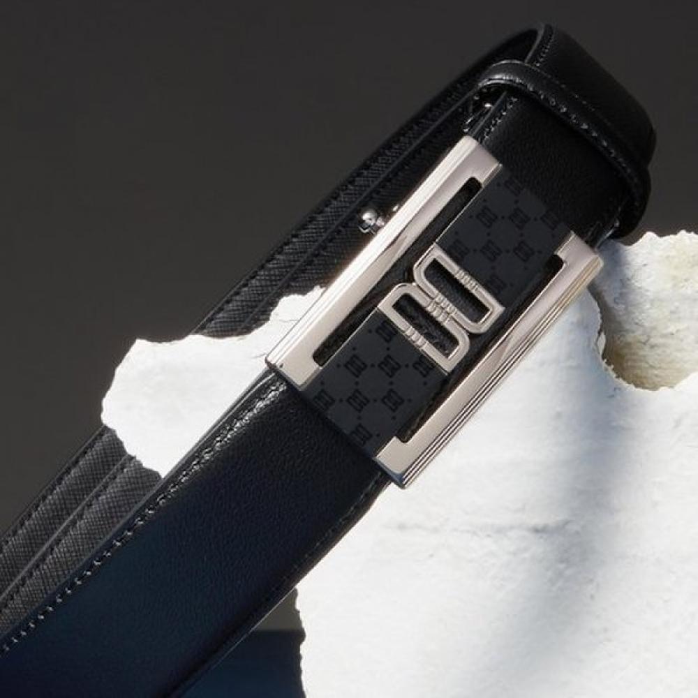 Daks Черная Dd Декорация Коровья Кожа Матовая Пряжка Автоматический Ремень Single option