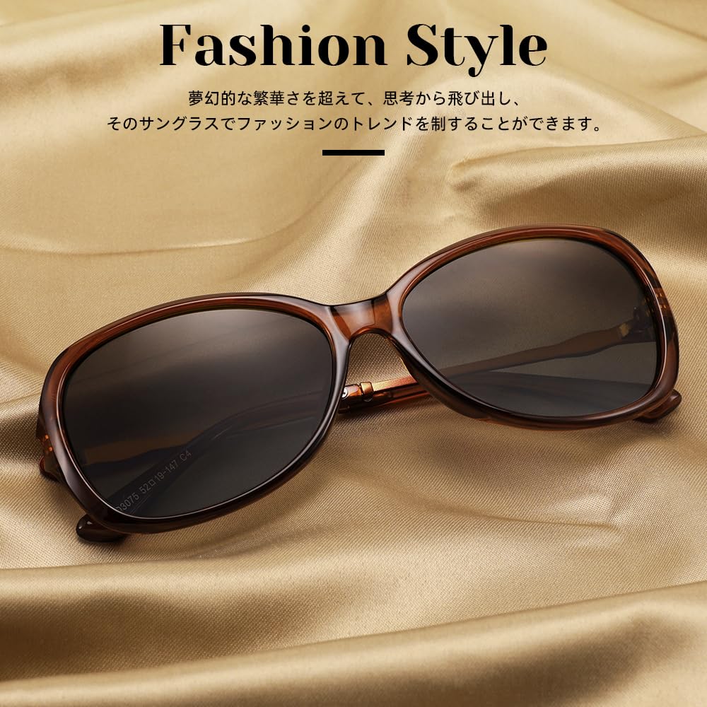 Feisedy TAC Polarizado Cool e Cravejado UV UV400 Menor B1310 Óculos de Sol Femininos, Fashion, Elegante, Armação, Proteção, Proteção, Rosto, Viagem,