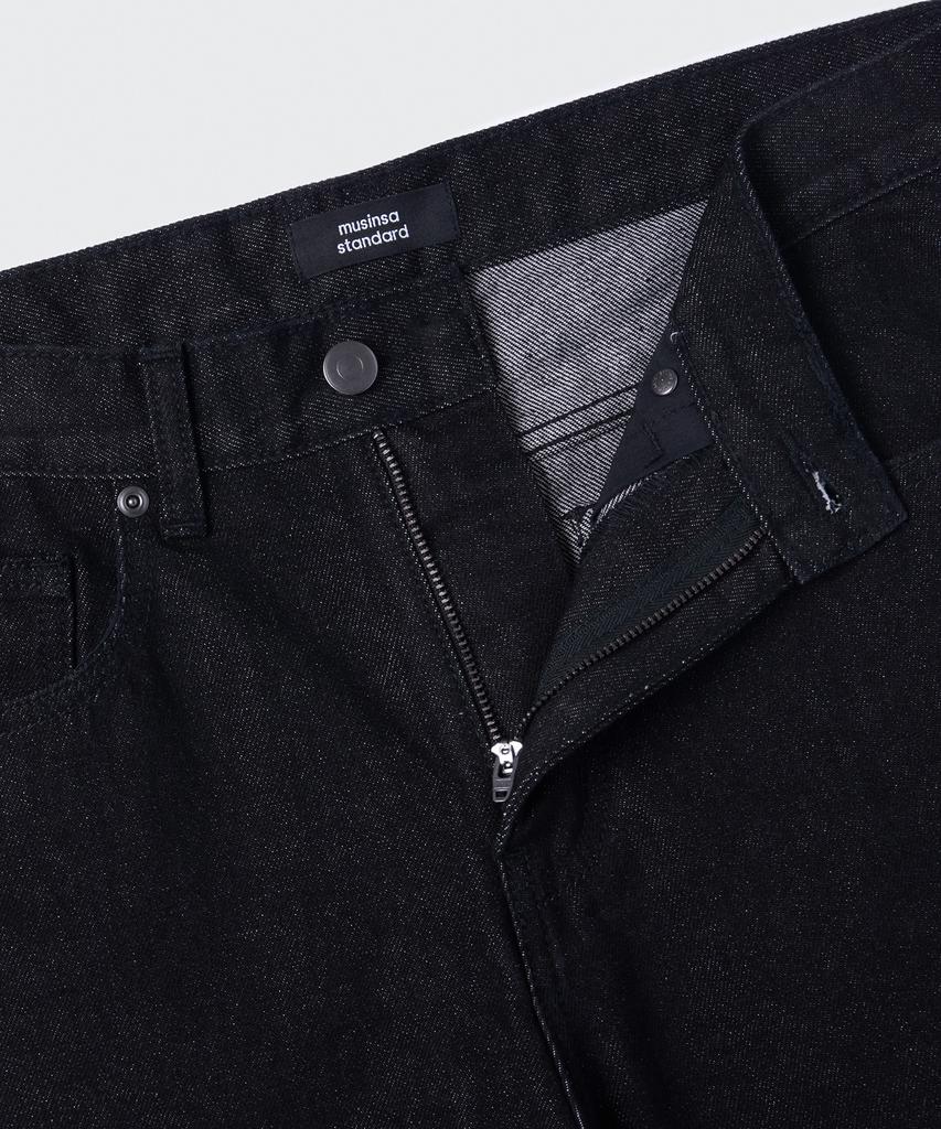 Musinsa Standard Regular Fit Denim Pants [Raw Black]
