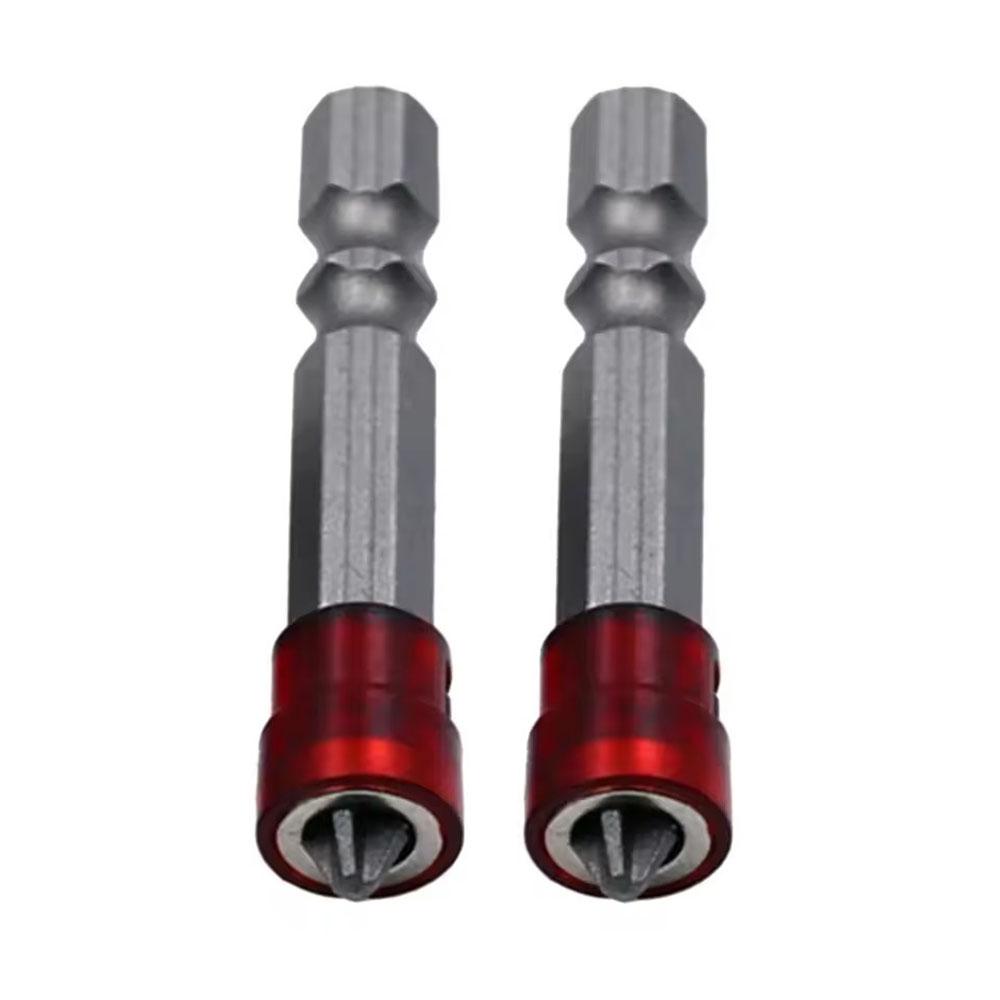 2 / 3 /4 PCS Power Screwdriver Bits, Plasterboard Screws, Magnetic Ring Placement Single Head Hand Tool, 1/4 Hex Shank Durable