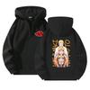Harajuku Anime Naruto Kapuzenpullover Viertelreißverschluss Kapuzenpullover Kawaii Uzumaki Naruto Cartoon Druck Lässig Outdoor Sweatshirts Streetwear