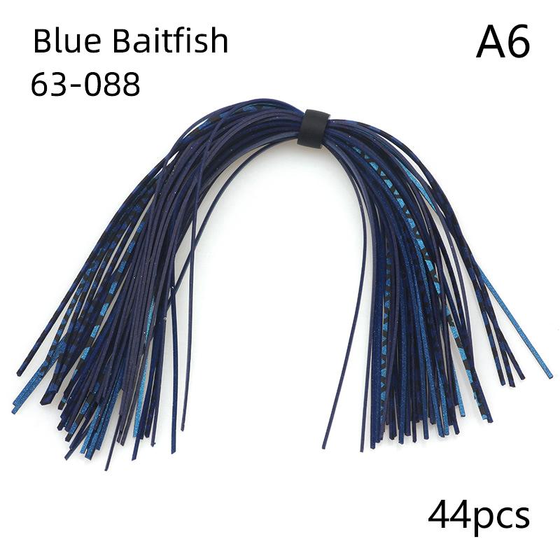 Silicone Skirts Fly Tying Material for Spinnerbait Long Tail Jig Lures Custom Fishing Bait Accessory